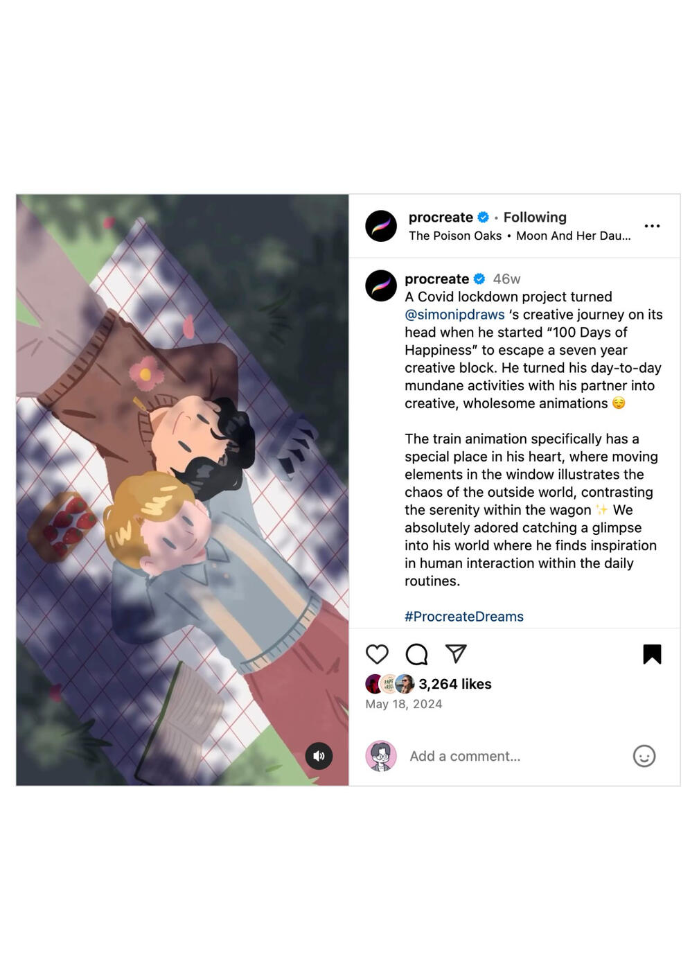 Reels for Procreate
